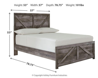 Wynnlow Crossbuck Panel Bed - Full