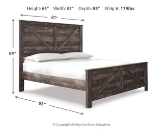 Wynnlow Crossbuck Panel Bed - King
