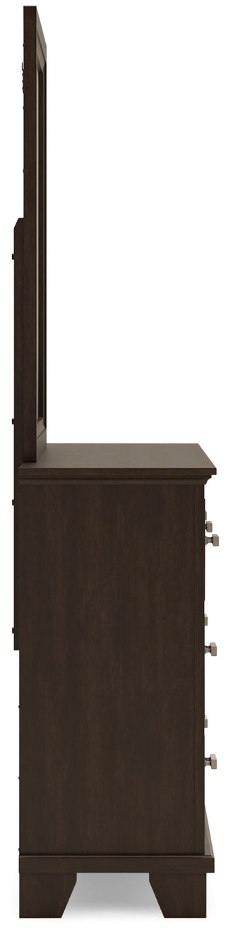 Covetown Twin Panel Bed, Dresser and Mirror