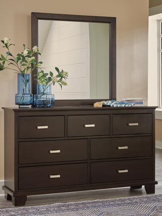 Covetown Full Panel Bed, Dresser and Mirror
