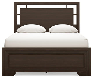 Covetown Queen Panel Bed, Dresser, Mirror, Chest and Nightstand