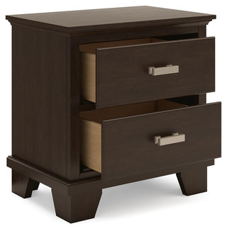 Covetown Full Panel Bed, Chest and Nightstand