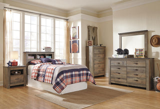Trinell Bookcase Headboard - Twin