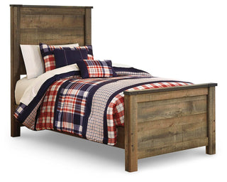 Trinell Twin Panel Bed, Dresser and Mirror