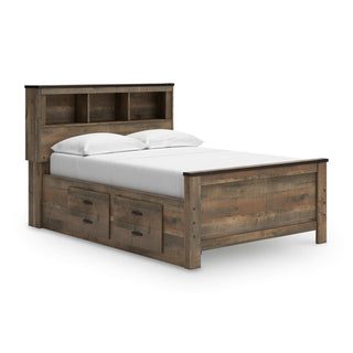 Trinell Bookcase Bed with 2 Storage Drawers - Full