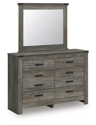 Frandern Full Panel Bed, Dresser and Mirror