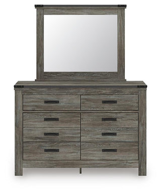 Frandern Twin Bookcase Bed, Dresser and Mirror