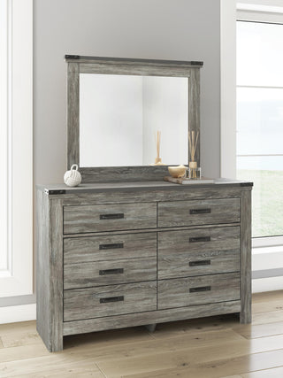 Frandern Twin Bookcase Bed, Dresser and Mirror