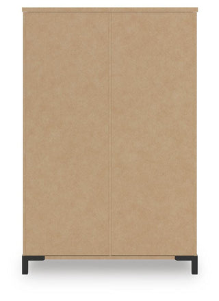 Frandern Full Bookcase Panel Bed with Storage, Dresser, Mirror and Chest