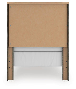 Frandern Twin Panel Bed, Dresser and Mirror