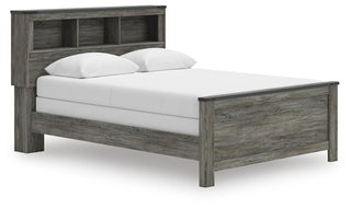 Frandern Queen Bookcase Bed, Dresser and Mirror