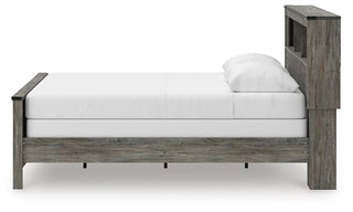 Frandern Queen Bookcase Bed, Dresser and Mirror