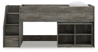 Frandern Twin Loft  Bed with Bookcase Storage