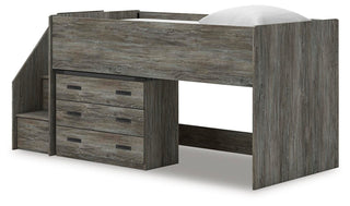 Frandern Twin Loft Bed with Drawer Storage