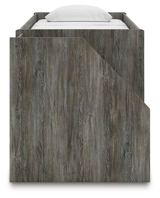 Frandern Twin Loft Bed with Drawer Storage
