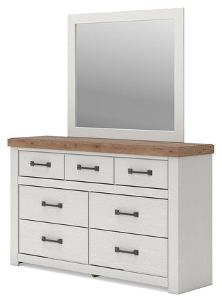 Savonport Queen Panel Bed, Dresser and Mirror