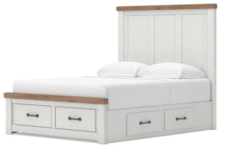 Savonport Panel Storage Bed - Queen