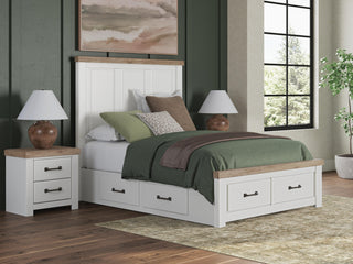 Savonport Panel Storage Bed - Queen