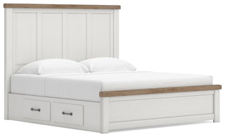 Savonport Panel Bed with Storage - King
