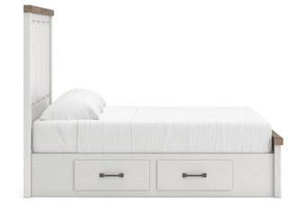 Savonport Panel Bed with Storage - King
