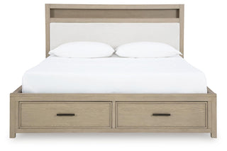 Calmoro Queen Bookcase Bed
