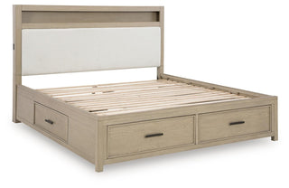 Calmoro Queen Bookcase Bed