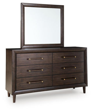 Dantenton Queen Panel Bed, Dresser and Mirror