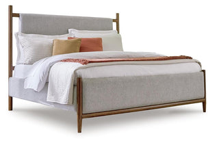 Lyncott Upholstered Panel Bed - Queen
