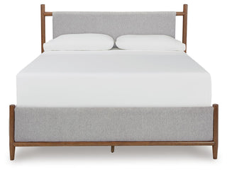 Lyncott King Upholstered Bed, Dresser and Mirror