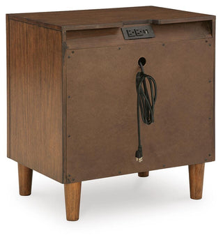 Lyncott Queen Upholstered Bed, Dresser, Mirror and Nightstand