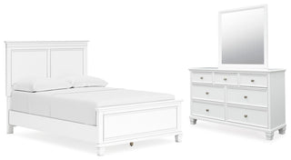 Fortman Full Panel Bed, Dresser and Mirror