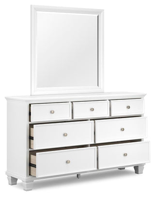 Fortman Twin Panel Bed, Dresser and Mirror