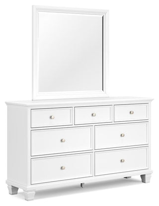 Fortman King Panel Bed, Dresser, Mirror, Chest and 2 Nightstands