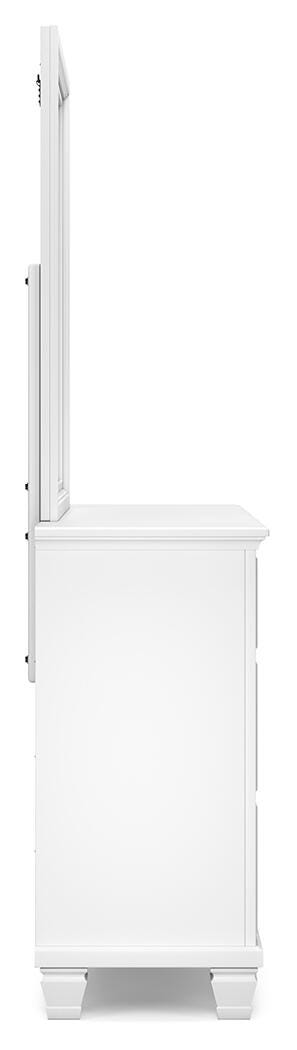 Fortman California King Panel Bed, Dresser and Mirror