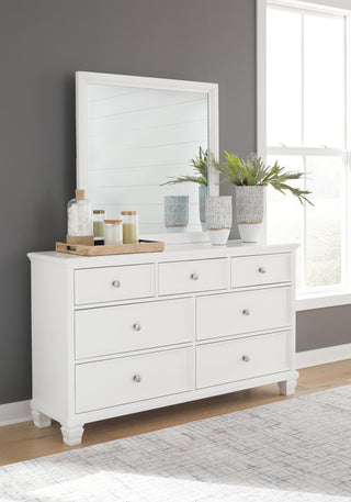 Fortman King Panel Bed, Dresser, Mirror, Chest and 2 Nightstands