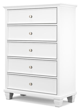 Fortman King Panel Bed, Dresser, Mirror, Chest and 2 Nightstands