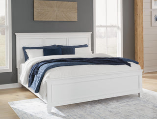 Fortman California King Panel Bed, Dresser and Mirror
