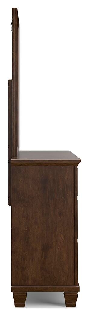 Danabrin King Panel Bed, Dresser and Mirror