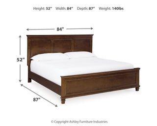 Danabrin King Panel Bed, Dresser and Mirror