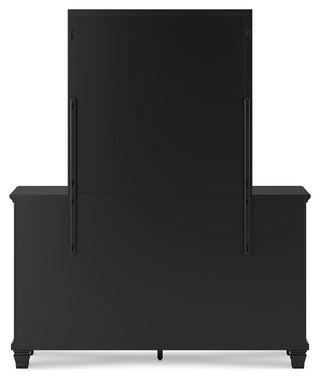 Lanolee Twin Panel Bed, Dresser and Mirror