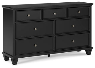 Lanolee California King Panel Bed, Dresser, Chest and 2 Nightstands