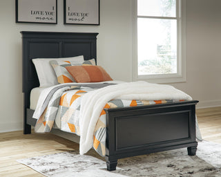 Lanolee Twin Panel Bed, Dresser and Mirror