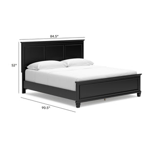 Lanolee California King Panel Bed, Dresser, Chest and 2 Nightstands
