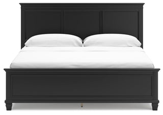 Lanolee California King Panel Bed, Dresser and Mirror