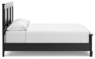 Lanolee California King Panel Bed, Dresser and Mirror
