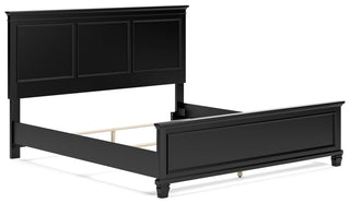 Lanolee King Panel Bed, Dresser, Mirror, Chest and 2 Nightstands