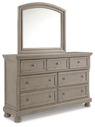 Lettner Queen Panel Bed, Dresser and Mirror