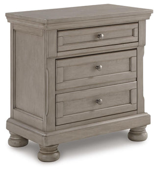 Lettner King Panel Bed with Dresser, Mirror and Nightstand