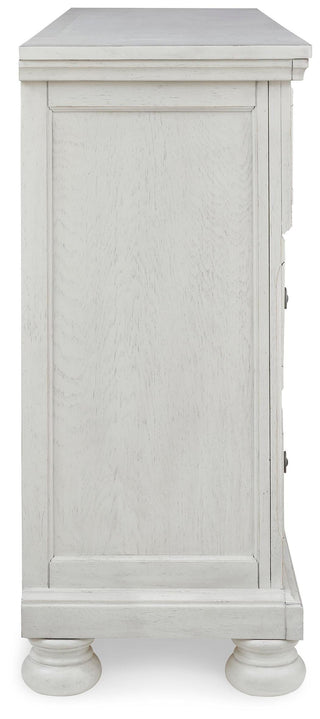 Robbinsdale King Panel Storage Bed, Dresser, Chest and 2 Nightstands