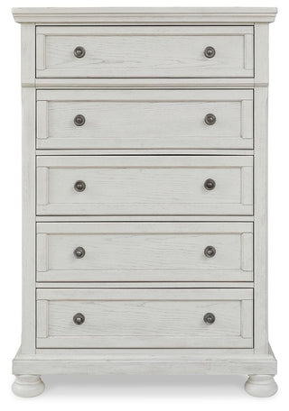 Robbinsdale King Panel Storage Bed, Dresser, Chest and 2 Nightstands
